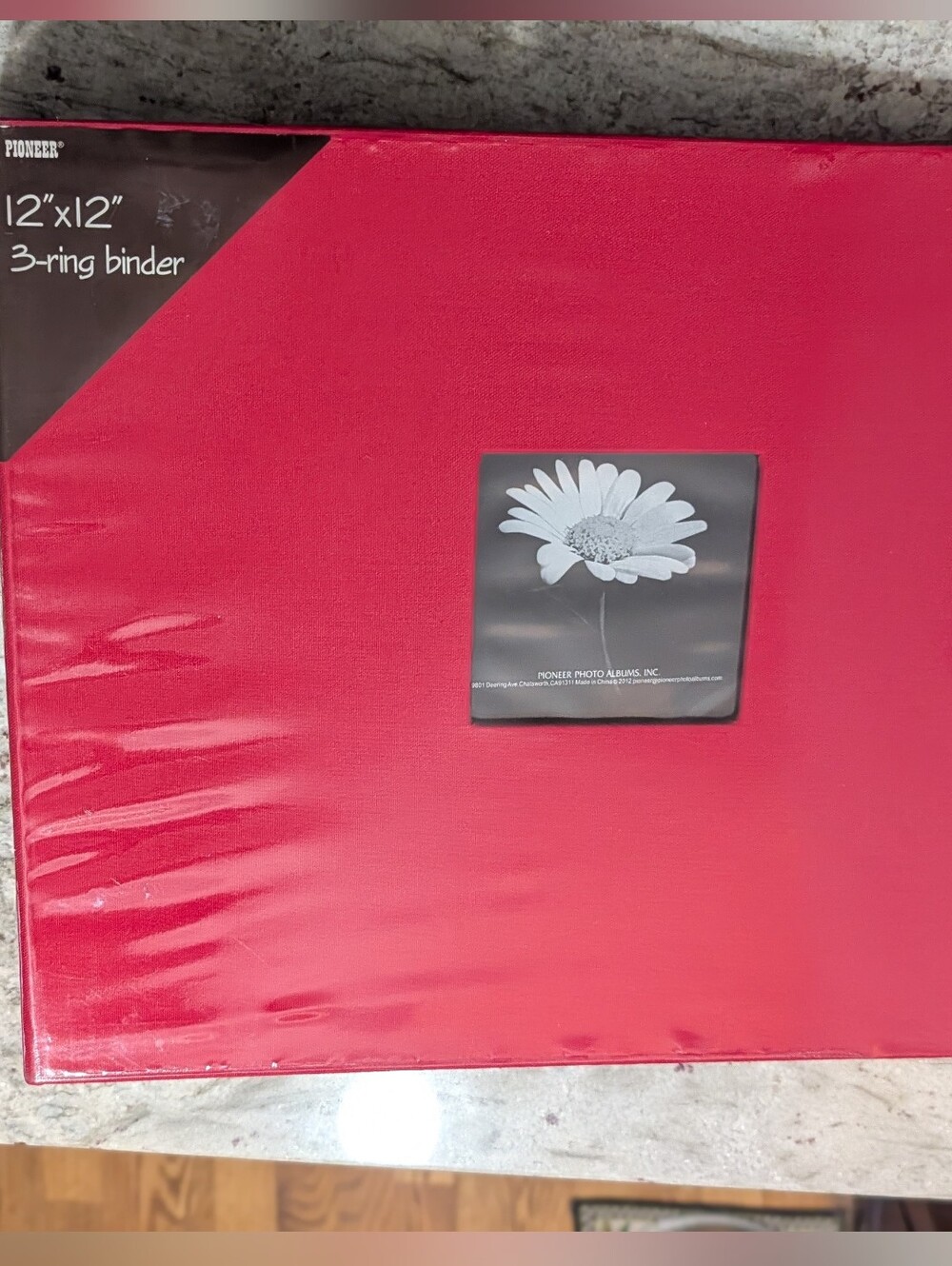E-Z Load 12" x 12" Traditional Red Memory Book Photo Album by Pioneer New READ